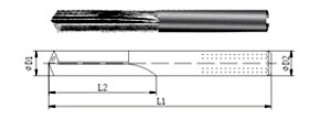 Brocas de Carburo de Tungsteno-Tipo A19