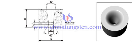 carburo cementado dibujo muere S10-02