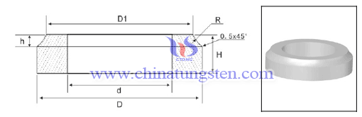 cementado de carburo Seal anillos HT