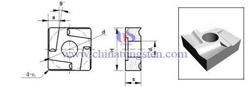 carburo cementado giro insert 4D