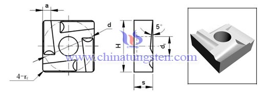 carburo cementado giro insert 4F