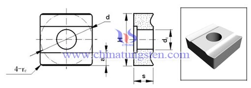 carburo cementado giro insert 4H