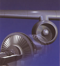 Palas de la turbina de aeronaves están hechas de superaleaciones